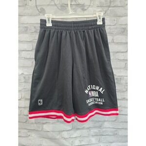 Official NBA National Basketball Association Shorts Mens S Spell Out Athleisure